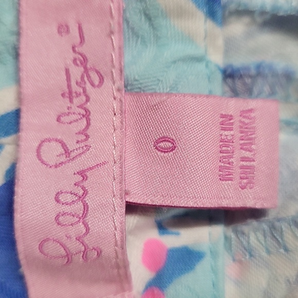 Lilly Pulitzer shells and starfish Pants size 0 EUC - Picture 2 of 3